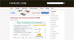 Desktop Screenshot of fixride.com